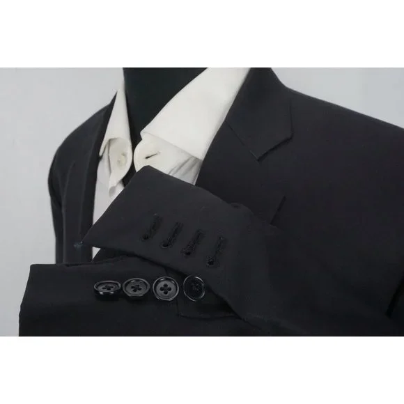 Brooks Brothers Regent Navy Blue 100% Wool Sport Coat Blazer Sz 42R